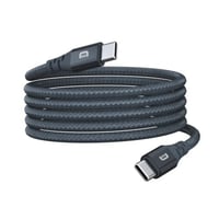 زندور كيبل شحن مغناطيسي تايب سي طرفين 1 متر رمادي...