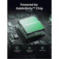 يوجرين شاحن جداري 65 واط 2 مخارج تايب سي ومخرج يو...