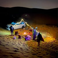 لمبة رحلات LED متعددة الوظائف مع عقد لمبات لون كري...