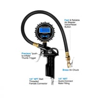 عيار هواء كفرات اللكتروني مع بلف لتنسيم ومعايرة ضغ...