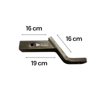 هوك سحب اسود بلسان طويل لمعادلة الارتفاع بين بيت ا...