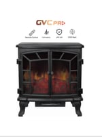 دفاية ديكور على شكل دولاب مع ريموت من جي في سي برو...