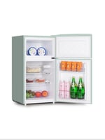 ثلاجة كلاسيك بابين تصميم عصري بلون تيفاني – موديل...