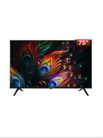 شاشة جي في سي برو، 75 بوصة، QLED، دقة 4K، نظام Goo...