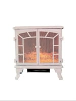 دفاية ديكور على شكل دولاب مع ريموت من جي في سي برو...