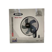 مروحة هاكتك جدار كهربائية ، 3 سرعات ، اسود - مع ري...