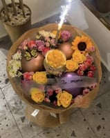 باقه يلو مع كيك مانجو