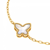 أسورة اطفال ذهب عيار 18 قيراط مزينة بلؤلؤة