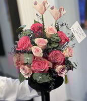 بوكية ورد قبعة التخرج