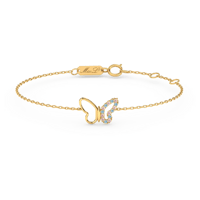 أسورة سلسلة ذهب عيار 18 قيراط مزينة بالأحجار الملو...