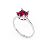 خاتم ذهب عيار 18 قيراط مزين بالأحجار الملونة