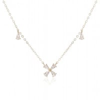 شوكر ذهب بتصميم وردة