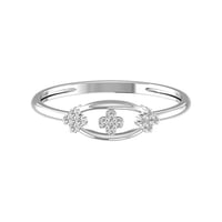 خاتم ذهب عيار 18 قيراط مزين بالألماس