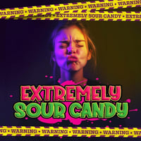 ميجا ساور فروت كاندي حلاوة الزومبي بنكهات مختلفة (...