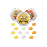 ريترو ساور حلاوة صلبة مص مجموعة من 3 نكهات - 50 جر...