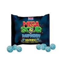 ميجا ساور فروت كاندي حلاوة الزومبي بنكهة التوت الأ...