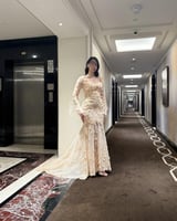 فستان بيج مورد فخم