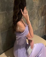 فساتين لون موف فاتح - أحدث صيحات الموضة بتصميم عصر...