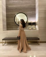 فستان سهرة ساتر وأنيق ثلاث الوان