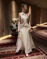 فستان العنود بتصميم سهرة أنيق