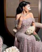 فستان طيف بكلفة سهرة راقي