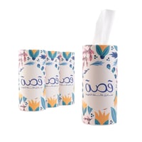 مناديل سيارة اسطوانية 100 مفرد