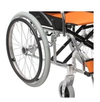 كرسي أطفال متحرك المونيوم 12 انش مع حزام للتثبيت