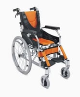 كرسي أطفال متحرك المونيوم 12 انش مع حزام للتثبيت