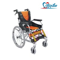 كرسي أطفال متحرك المونيوم 12 انش مع حزام للتثبيت