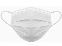 كمامه وجه ابيض - 3 طبقات كرتون يحتوي على 40 بوكس