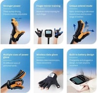 قفازات إعادة التأهيل الروبوتية الناعمة اللينة - Sy...