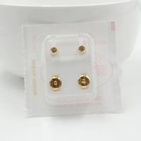 حلق طبي امريكي 12 حبة لون ذهبي