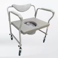 كرسي حمام عريض جدا مع عجلات مقاس 60 سم للأوزان الث...