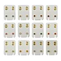 حلق طبي 12 حبة الوان مختلفة