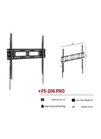 حامل شاشة جداري ثابت FS-206 Pro للشاشات الكبيرة 60...