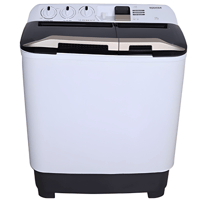 غسالة توشيبا 6.5 كجم حوضين – أبيض | غسيل قوي في حج...