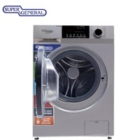 غسالة سوبر جنرال أمامية حرارية 10.5/7 كجم – شاشة ل...
