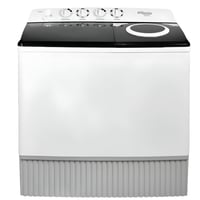 غسالة سوبر جنرال حوضين 18 كجم – أبيض | سعة ضخمة وأ...