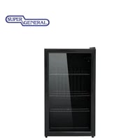 فريزر عرض سوبر جنرال 90 لتر – زجاج مزدوج مقاوم للص...