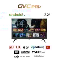 شاشة جي في سي برو 32 بوصة LED HD — مداخل HDMI/USB...