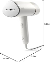 كاوية فيليبس بخار محمولة 1000 واط – أبيض لملابس أن...