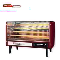 دفاية الكترو جنرال مستطيلة 4 أنابيب — 2400 واط — أ...