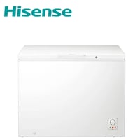 فريزر هايسنس أفقي 297 لتر (10.5 قدم) أبيض بتبريد ف...