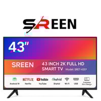 شاشة سيرين 43 بوصة سمارت FHD واي فاي — نتفلكس