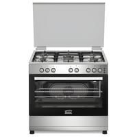 فرن سيمفر 90×60 سم 5 عيون غاز – شبك ثقيل مع مروحة...