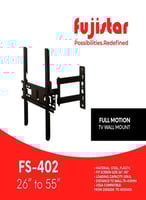 حامل تلفزيون جداري متحرك FS-402 للشاشات من 26-55 ب...