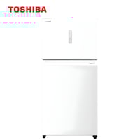 ثلاجة توشيبا بابين 21.5 قدم – أبيض تبريد متوازن ور...