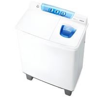 غسالة هيتاشي حوضين 10.5 كيلو – أبيض | سعة مناسبة و...