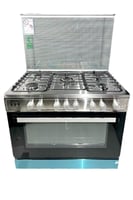 فرن غاز جي في سي برو 90×60 سم 5 عيون بمروحة – توزي...