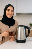 غلاية ماء هوم لاين – 2 لتر ستيل